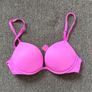 PINK Victoria's Secret Hot Pink Molded Push-Up Bra